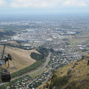 Blick auf Christchurch aus einer Gondola