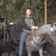 Pferderitt im Kohle-Minen-Museum im Blue Mountains-Nationalpark ;-)