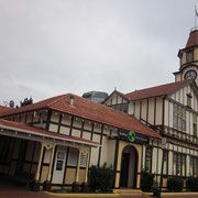 Historisches Bahnhofsgebaeude in Rotorua