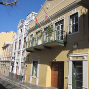 Haeuserfront in der Shortmarket Street in Kapstadt