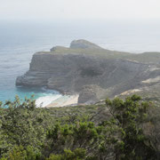 Blick auf das Kap der guten Hoffnung von Cape Point aus