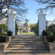 Blick aus dem Company's Garden in Kapstadt