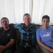 Abschiedsfoto mit Tom und Karin Schumann