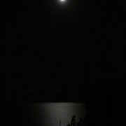 Vollmond ueber Lake Tekapo