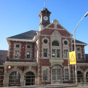 Der Bahnhof von Muizenberg (von aussen)