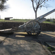 Eine Kanone auf dem "Noon Gun"
