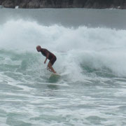 Surfer in Mount Manganui