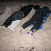 Waehrend der harten Nacht am Strand ;-)