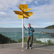 Am suedlichsten Zipfel Neuseelands in Bluff nahe Invercargill