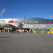 Das Westpac-Stadium in Wellington von aussen
