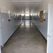 Der Eingangsflur des Gefaengnisses auf Robben Island