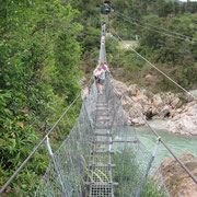Swing-Bridge ueber den Gorge-River