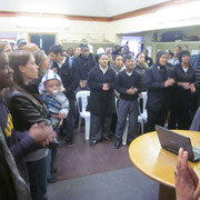 Allmorgendliche "Andacht" in der School of Hope