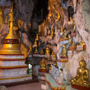 Buddha-Statuen in Pindaya cave