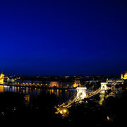 Panorama Budapest with Széchenyi chain bridge [Budapest/HUNGARY]