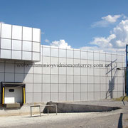 fachada de panel de aluminio