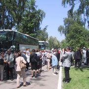 Arrivée au camp