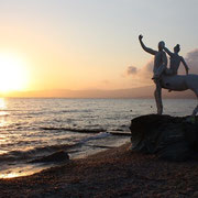 Skulptur am Strand von Bouros/Euböa -  2010