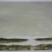 8 - Régénérescence - Huile sur papier canson 65 x 50 cm (format extérieur)