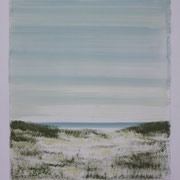 7 - Régénérescence - Huile sur papier canson 65 x 50 cm (format extérieur)