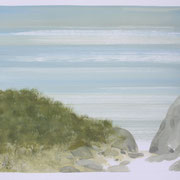13 - Régénérescence - Huile sur papier canson 65 x 50 cm (format extérieur)
