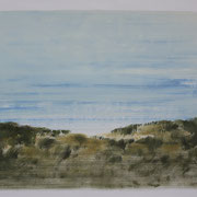 19 - Régénérescence - Huile sur papier canson 65 x 50 cm (format extérieur)