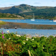 The installation can be seen from the B8002, westwards from the village of Ardfern, Argyll.