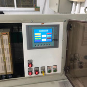 Detail touch panel Siemens 