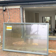 Retrofit project where Triotherm secures the window installation in EWI level
