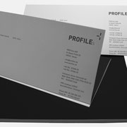 Logo PROFILEs, Anwendung – infragrau, gute Gestaltung
