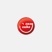 Produktlogo Easy Cake, 3D-Farbversion – infragrau, gute Gestaltung