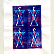 Equality / 2024 / lino print on Japanese paper / 30x20 cm