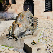 Bronzeskulptur nach Albrecht Dürer