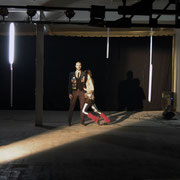 Dievča z morského dna // Kulturfabrik Košice // lighting, set and costume design  Jerguš / director Petra Fornayová / video design Adam Hanuljak  