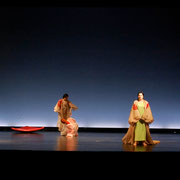 Pod rozkvitnutými sakurami / Under the Cherry Blossoms in Full Bloom // State Opera Banská Bystrica // set and lighting design Jerguš / composer Vladimír Godár / director Maja Hriešik / choreography Stanka Vlčeková / costume design Jan Kocman  