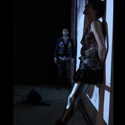 Dievča z morského dna // Kulturfabrik Košice // lighting, set and costume design  Jerguš / director Petra Fornayová / video design Adam Hanuljak  