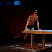 Macbeth nach Shekespeare // Theatre Conspiracy & GasHeart Theatre // set and lighting design Jerguš / director Quinn Harris / sound design Emma Hendrix / projection design Flick Harrison / costume design Shawna Picken  