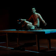 Macbeth nach Shekespeare // Theatre Conspiracy & GasHeart Theatre // set and lighting design Jerguš / director Quinn Harris / sound design Emma Hendrix / projection design Flick Harrison / costume design Shawna Picken  