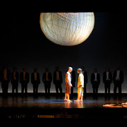 Pod rozkvitnutými sakurami / Under the Cherry Blossoms in Full Bloom // State Opera Banská Bystrica // set and lighting design Jerguš / composer Vladimír Godár / director Maja Hriešik / choreography Stanka Vlčeková / costume design Jan Kocman  