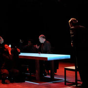 Macbeth nach Shekespeare // Theatre Conspiracy & GasHeart Theatre // set and lighting design Jerguš / director Quinn Harris / sound design Emma Hendrix / projection design Flick Harrison / costume design Shawna Picken  