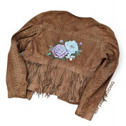 pimpen van jasjes met rozen wie doet dat? sabrina van AIM your WEDDING - art at jacket who is in it?