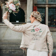 levensjasje voor bruid, voor op frisse trouwdag, aim your wedding