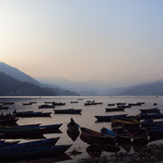 Le lac de Pokhara