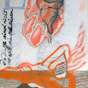 "Die Dinge sind nicht so wie sie scheinen" Mischtechnik auf Papier (21x15) 2014