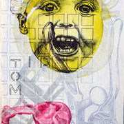 "Die Dinge sind nicht so wie sie scheinen" Mischtechnik auf Papier (21x15) 2014