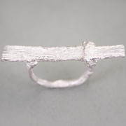 Unikatring Balken, Silber