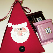 Dreiecksbox Weihnachtsmann 