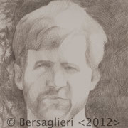 Kelly, 6"x6", silverpoint on paper, 2012
