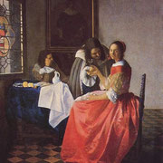 Dama con dos Caballeros