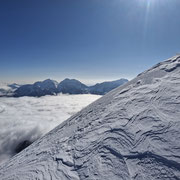Fletschhorn, Lagginhorn, Weissmies.